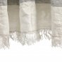 The Belgian Towel Fouta Ash stripe 110x180cm