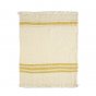 The Belgian Towel Fouta Mustard stripe 110x180cm