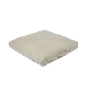 Hudson Floor cushion Flax 27.5 x 27.5 x 3 Inch