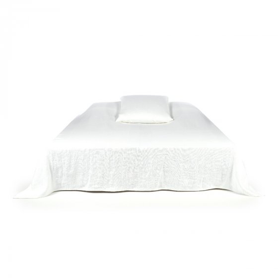 Hudson Blanket Optic white 102x89"