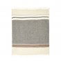 The Belgian Towel Fouta Beeswax stripe 43x71 Inch